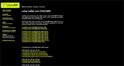 Desktop Screenshot of luefter.coolibri.com